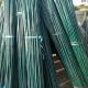 20cm Painted Raw Bamboo Poles Stakes Rods Green Decoration