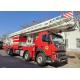 Shanghai Jindn Aerial Ladder Fire Truck  with 2 Up Telescopic Boom Flange DN150