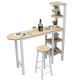 Home Cocktail Counter Furniture Adjustable Bar Table for Home Center in Sofa Set