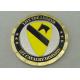 Personalized 1ST Cavalry Division Coin , Two Tone Plating Die Stamped And 2.0 Inch