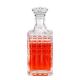 500ml 750ml Clear Glass Bottle for Whisky Brandy Vodka High End Luxury Cork Sealing