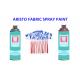 Non toxic UV Resistance Fabric Spray Paint for Clothes , Waterproof Liquid Paint