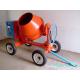 4 Wheel Manual Tipping  Mini Diesel Concrete Mixer  with 350 Liters Drum