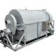 CS / SUS304 Rotary Drum Dryer , Short Retention Time Drum Flaker Machine