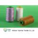 Colorful Polyester Core Spun Thread , Multi Colored Threads For Sewing 
