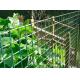 1.5m Height Green PVC Coated Wire Mesh / Heavy Duty Garden Fence Panels 10m Roll