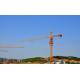 8 Tons Potain Tower Crane QTZ80(6010) with 60M Jib length And 125X125X12 Welded Square