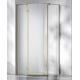 H 1950mm Shower Cubicle Door Diamond Shape Shower Screen Tempered Glass 8mm / 10mm