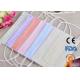 Medical Non Woven Face Mask With Ear Loop / Ties Colored Comfortable Wearing
