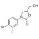 (5R)-3-(4-Bromo-3-fluorophenyl)-5-hydroxymethyloxazolidin-2-one(Tedizolid intermediate)