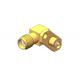 50Ohm Gold Plated Rigth Angle SMA Female Solder Connector