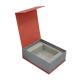 Handmade Custom Size Magnetic Book Shape Paper Rigid Gift Box For Watch Belt Packaging