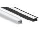 65mm x 35mm Aluminum Profile LED Linear lighting with Led Strip Recessed Type with PC or Milky Cover