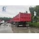 Red Color  Tipper Commercial truck 8x4 Dump Trucks 40T RHD Low Fuel Consumption howo dumper truck