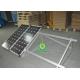 Light Weight PV Flat Roof Solar Mounting System With 3pcs Solar Panels