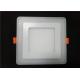 6W+3W Square Pink Rim Recessed Two Colour LED Panel Light 900lm Indoor light