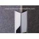 Polished Stainless Steel Tile Trim / Angle Trim , Stainless Tile Edge Trim 20mm X 20mm X 2.44m