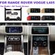 Double Din Range Rover Android Head Unit Car Radio Player AC Panel