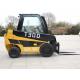 3 ton telescopic forklift T30D  with Joystick,Fully tilting cabin with Side shifter Yellow color