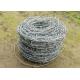 Rust resistance Single strand Hot Dipped Galvanized steel Barbed Wire