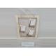 White Eco Friendly Wooden Rope Album Picture Frames