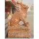 Yellow Stone Chinese Kylin Carving Statue