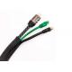 PC Cable Harness PET Expandable Braided Sleeving Flame Resistant Long Lasting Stability