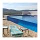 Outdoor Resort Swimming Pool Cover with Clear Acrylic Surface and High Surface Hardness