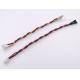 Printed Circiut Board Electrical Cable Harness Twisted Wire Harness UL 1007 22awg Red And Black