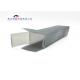 Opaque PP Matte Grey Color Hard Plastic Box Packaging High Impact Resistant 26cm Height
