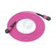 1 Meter 12 Cores OM4 MPO Fiber Optic Patch Cord And Pigtail Jumper For Data Center