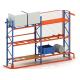 1.8mm Depth Certified Industrial Storage Rack For Tyres Fabric And Chemical