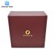 Folding Boutique Luxury Gift Packaging Boxes 25x14cm Partially Hot Gold