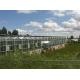 Water Proof Agricultural Glass Greenhouse , Diy Tomato Greenhouse Good Light Transmittance