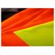 High Visibility Fluorescent Fabric Fireproof Fabric Materials Durable 380 Gsm