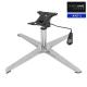Height Adjustable Office Chair Metal Base Aluminum Alloy Swivel Chair Base With Legs