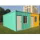 Galvanized Steel Prefab Office Container 20GP For Living House