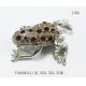 New Metal alloyed crystal Frog Jewelry trinket box Box for Jewerly gift set