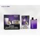 12ml 6000 Puffs Puff Bar Flavors Grape Metal Disposable Vape Pod Systems