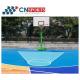 0.53 Sliding Friction Coefficient SPU Basketball Flooring