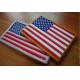 Embroidered Flag Patches,sew-on, 8CM X 6CM, 100% twill embroidered USA national flag patches, four thread colors 