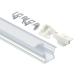 Factory 6063 Aluminum Alloy Recessed Led Profiles For Cabinet Lighting