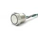 22mm Led Illumin Piezo Touch Switch Push Button Stainless Steel For Industri