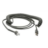CBA-U09-C15ZAR 15ft Coiled barcode scanner USB to RJ45 10P10C Cable