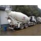 9 Cubic Meters Concrete Mixer Truck , Sinotruk Howo 336hp Ready Mix Cement Truck