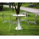 Hot sales Stackable Crystal Acrylic Wedding Event  Dining Restaurant Chair