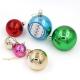 Christmas Decorations Custom Sublimation Plastic Christmas Ornaments Balls