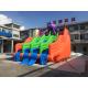 Adult Size 0.9mm PVC Inflatable Water Slide Jumping Castle Slide
