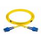 Fiber Optic Cable Duplex Fiber SC to SC 2.0mm LSZH 9/125 Single Mode 2 Meters