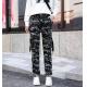                  Wholesale Fashion Ripped Jeans Womens Denim Pants Side Pocket New Trouser Pant for Woman Cargo Pant Jeans             